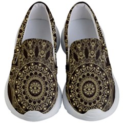 Hamsa Hand Drawn Symbol With Flower Decorative Pattern Kids Lightweight Slip Ons by Hannah976