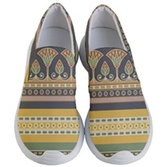 Seamless Pattern Egyptian Ornament With Lotus Flower Women s Lightweight Slip Ons by Hannah976