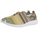 Seamless Pattern Egyptian Ornament With Lotus Flower Men s Slip On Sneakers View2