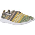 Seamless Pattern Egyptian Ornament With Lotus Flower Men s Slip On Sneakers View3