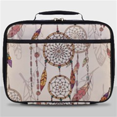 Coloured Dreamcatcher Background Full Print Lunch Bag by Hannah976