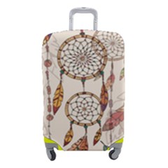 Coloured Dreamcatcher Background Luggage Cover (small) by Hannah976