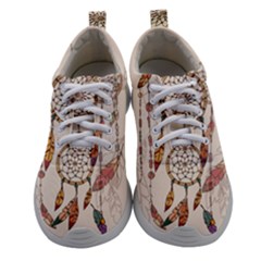 Coloured Dreamcatcher Background Women Athletic Shoes by Hannah976