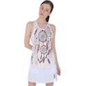 Coloured Dreamcatcher Background Racer Back Mesh Tank Top View1