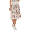 Coloured Dreamcatcher Background Midi Panel Skirt View1