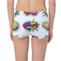 Set Colorful Comic Speech Bubbles Boyleg Bikini Bottoms View2