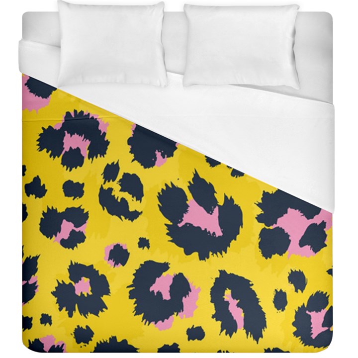 Leopard Print Seamless Pattern Duvet Cover (King Size)