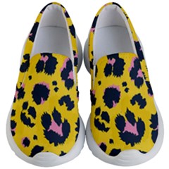 Leopard Print Seamless Pattern Kids Lightweight Slip Ons by Hannah976