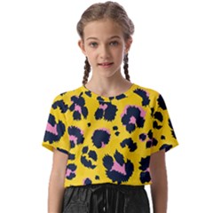 Leopard Print Seamless Pattern Kids  Basic T-shirt by Hannah976