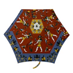 Ancient Egyptian Religion Seamless Pattern Mini Folding Umbrellas by Hannah976