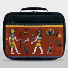 Ancient Egyptian Religion Seamless Pattern Lunch Bag by Hannah976