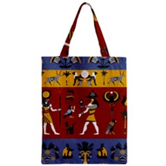 Ancient Egyptian Religion Seamless Pattern Zipper Classic Tote Bag by Hannah976