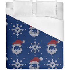 Santa Clauses Wallpaper Duvet Cover (california King Size) by artworkshop