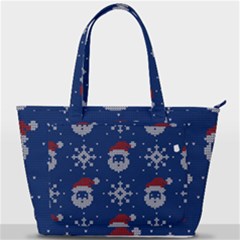 Santa Clauses Wallpaper Back Pocket Shoulder Bag  by artworkshop