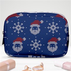 Santa Clauses Wallpaper Make Up Pouch (small) by artworkshop