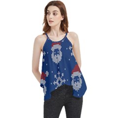 Santa Clauses Wallpaper Flowy Camisole Tank Top by artworkshop