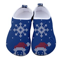 Santa Clauses Wallpaper Men s Sock-style Water Shoes by artworkshop