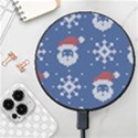 Santa Clauses Wallpaper Wireless Fast Charger(Black) View1