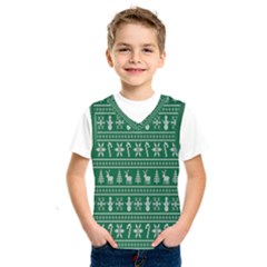 Wallpaper Ugly Sweater Backgrounds Christmas Kids  Basketball Tank Top by artworkshop