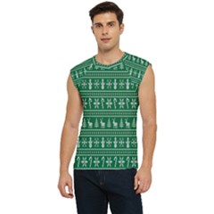 Wallpaper Ugly Sweater Backgrounds Christmas Men s Raglan Cap Sleeve T-shirt by artworkshop