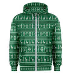 Wallpaper Ugly Sweater Backgrounds Christmas Men s Zipper Hoodie by artworkshop