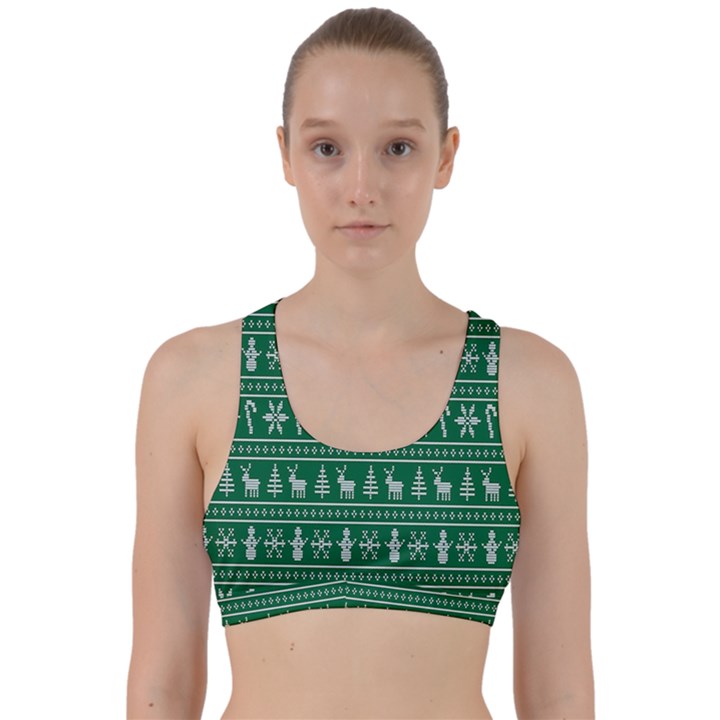 Wallpaper Ugly Sweater Backgrounds Christmas Back Weave Sports Bra