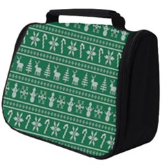 Wallpaper Ugly Sweater Backgrounds Christmas Full Print Travel Pouch (big)