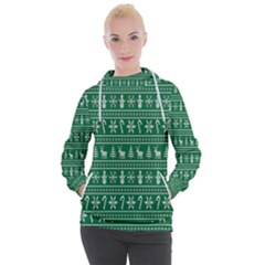 Wallpaper Ugly Sweater Backgrounds Christmas Women s Hooded Pullover by artworkshop