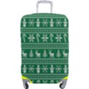 Wallpaper Ugly Sweater Backgrounds Christmas Luggage Cover (Large) View1