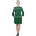 Wallpaper Ugly Sweater Backgrounds Christmas Open Neck Shift Dress View2