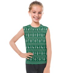 Wallpaper Ugly Sweater Backgrounds Christmas Kids  Mesh Tank Top by artworkshop