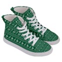 Wallpaper Ugly Sweater Backgrounds Christmas Women s Hi-Top Skate Sneakers View3