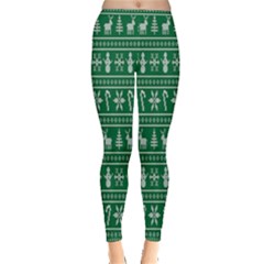 Wallpaper Ugly Sweater Backgrounds Christmas Inside Out Leggings