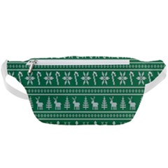 Wallpaper Ugly Sweater Backgrounds Christmas Waist Bag  by artworkshop