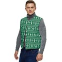 Wallpaper Ugly Sweater Backgrounds Christmas Men s Button Up Puffer Vest	 View3