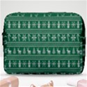 Wallpaper Ugly Sweater Backgrounds Christmas Make Up Pouch (Large) View1