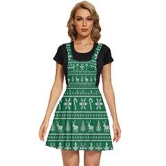 Wallpaper Ugly Sweater Backgrounds Christmas Apron Dress by artworkshop