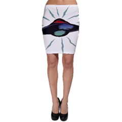 Alien Unidentified Flying Object Ufo Bodycon Skirt by Sarkoni