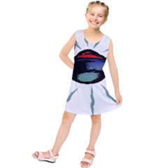 Alien Unidentified Flying Object Ufo Kids  Tunic Dress by Sarkoni