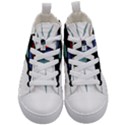 Alien Unidentified Flying Object Ufo Kids  Mid-Top Canvas Sneakers View1