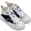 Alien Unidentified Flying Object Ufo Kids  Mid-Top Canvas Sneakers View3