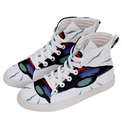 Alien Unidentified Flying Object Ufo Men s Hi-top Skate Sneakers by Sarkoni