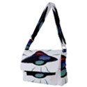 Alien Unidentified Flying Object Ufo Full Print Messenger Bag (M) View1