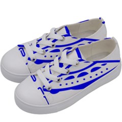 Unidentified Flying Object Ufo Alien We Are Coming Kids  Low Top Canvas Sneakers by Sarkoni