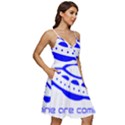 Unidentified Flying Object Ufo Alien We Are Coming V-Neck Pocket Summer Dress  View2