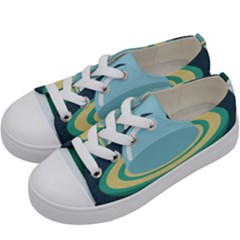 Illustration Ufo Alien  Unidentified Flying Object Kids  Low Top Canvas Sneakers by Sarkoni