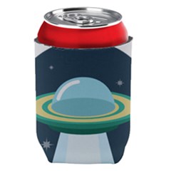 Illustration Ufo Alien  Unidentified Flying Object Can Holder by Sarkoni