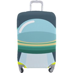 Illustration Ufo Alien  Unidentified Flying Object Luggage Cover (large)