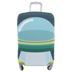 Illustration Ufo Alien  Unidentified Flying Object Luggage Cover (medium) by Sarkoni