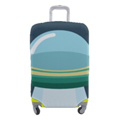 Illustration Ufo Alien  Unidentified Flying Object Luggage Cover (small) by Sarkoni